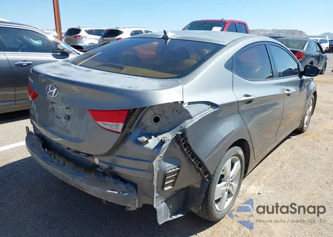 2013 Hyundai Elantra Gls from USA, damaged, VIN 5NPDH4AE4DH398253